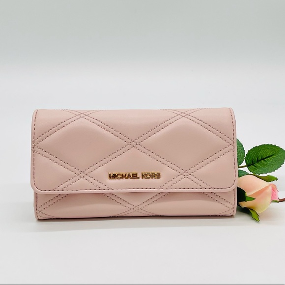 Michael Kors Large Trifold Wallet - Picture 1 of 8